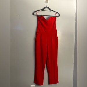 Express strapless jumpsuit size 4
